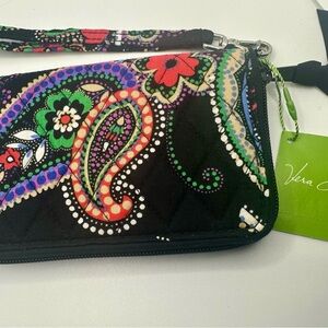 Vera Bradley Multicolor Paisley Wristlet